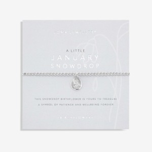 Joma A Little January Birth Flower Bracelet