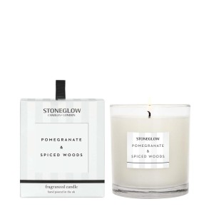 Stoneglow Modern Classics - Pomegranate & Spiced Woods Candle
