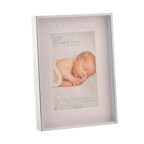 Christening Day Pink Frame 4"x6" Christening Day Pink Frame 4"x6"