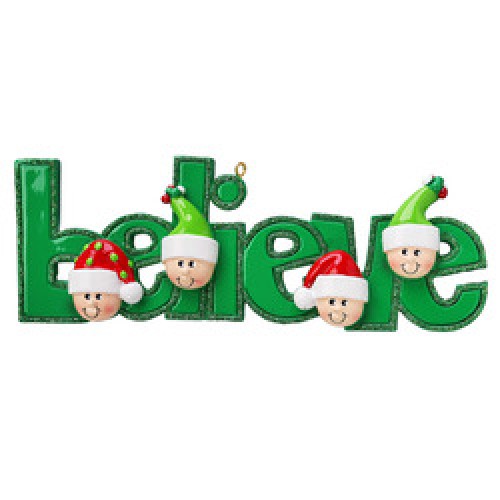 Believe 4 Personalised Decoration Believe 4 Personalised Decoration