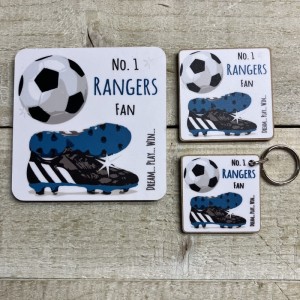 Rangers Football Keyring