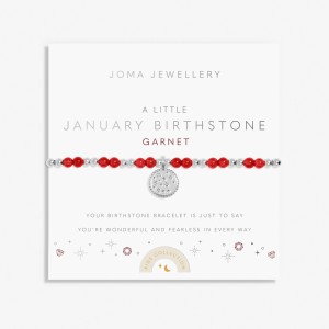 Joma Children's A Little January Birthstone Bracelet