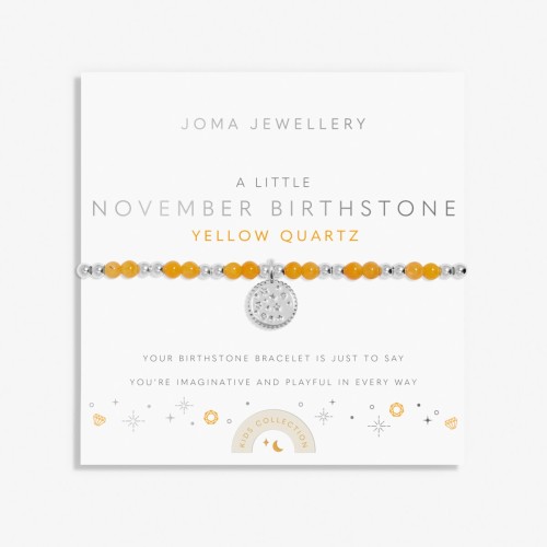 Joma Children's A Little November Birthstone Bracelet Joma Children's A Little November Birthstone Bracelet