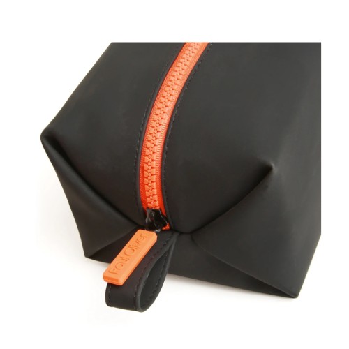 Paul Oliver Soft Touch Wash Bag Black Paul Oliver Soft Touch Wash Bag Black