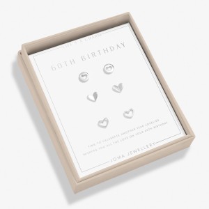 Joma Life's A Charm 60th Birthday Earrings