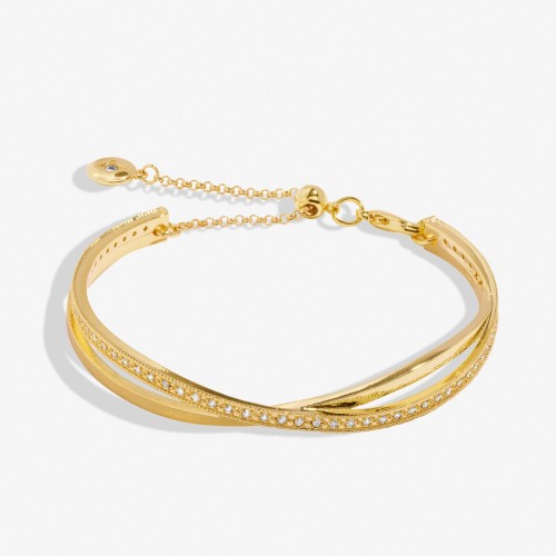 Joma Gold Crossover Bracelet Bar Bangle Joma Gold Crossover Bracelet Bar Bangle
