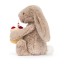 Jellycat Bashful Beige Bunny Birthday Jellycat Bashful Beige Bunny Birthday