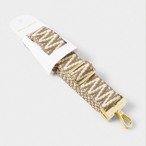 Katie Loxton Canvas Bag Strap Sand