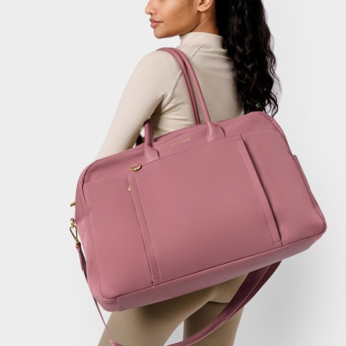 Katie Loxton Nylon-Luxe Everyday Holdall Deep Rose