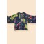 Powder Kimono Jacket - Exotic Evening In Ink