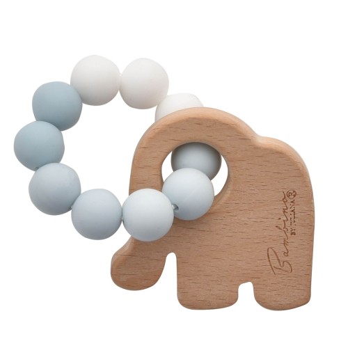 Bambino Elephant Teether Blue Bambino Elephant Teether Blue