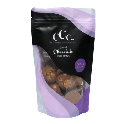 Cambridge Confectionary Giant Toffee and Sea Salt Buttons Cambridge Confectionary Giant Toffee and Sea Salt Buttons