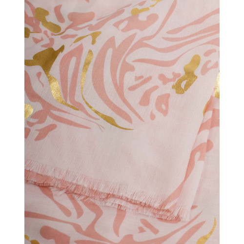 Katie Loxton Pink Animal Scarf