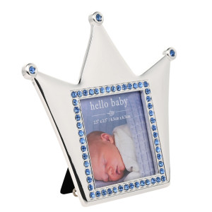 Silver Crown Frame Blue