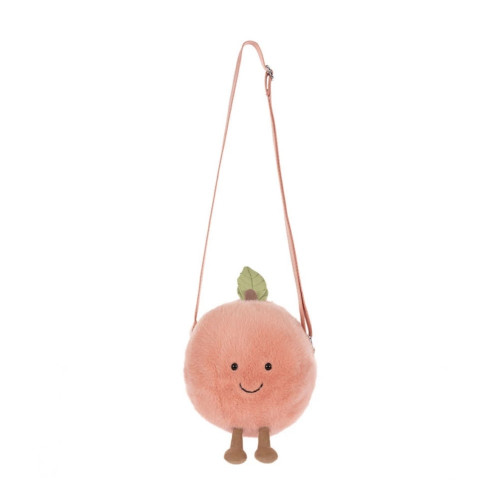 Jellycat Amuseables Peach Shoulder Bag Jellycat Amuseables Peach Shoulder Bag