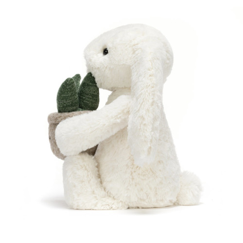 Jellycat Cream Bunny with Plant
